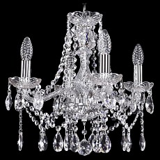 Подвесная люстра bohemia ivele crystal 1413 1413-4-141-ni